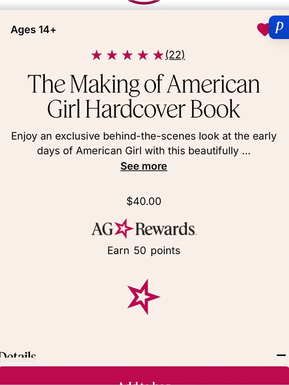 “The Making of American Girl” Hardcover Book NEW